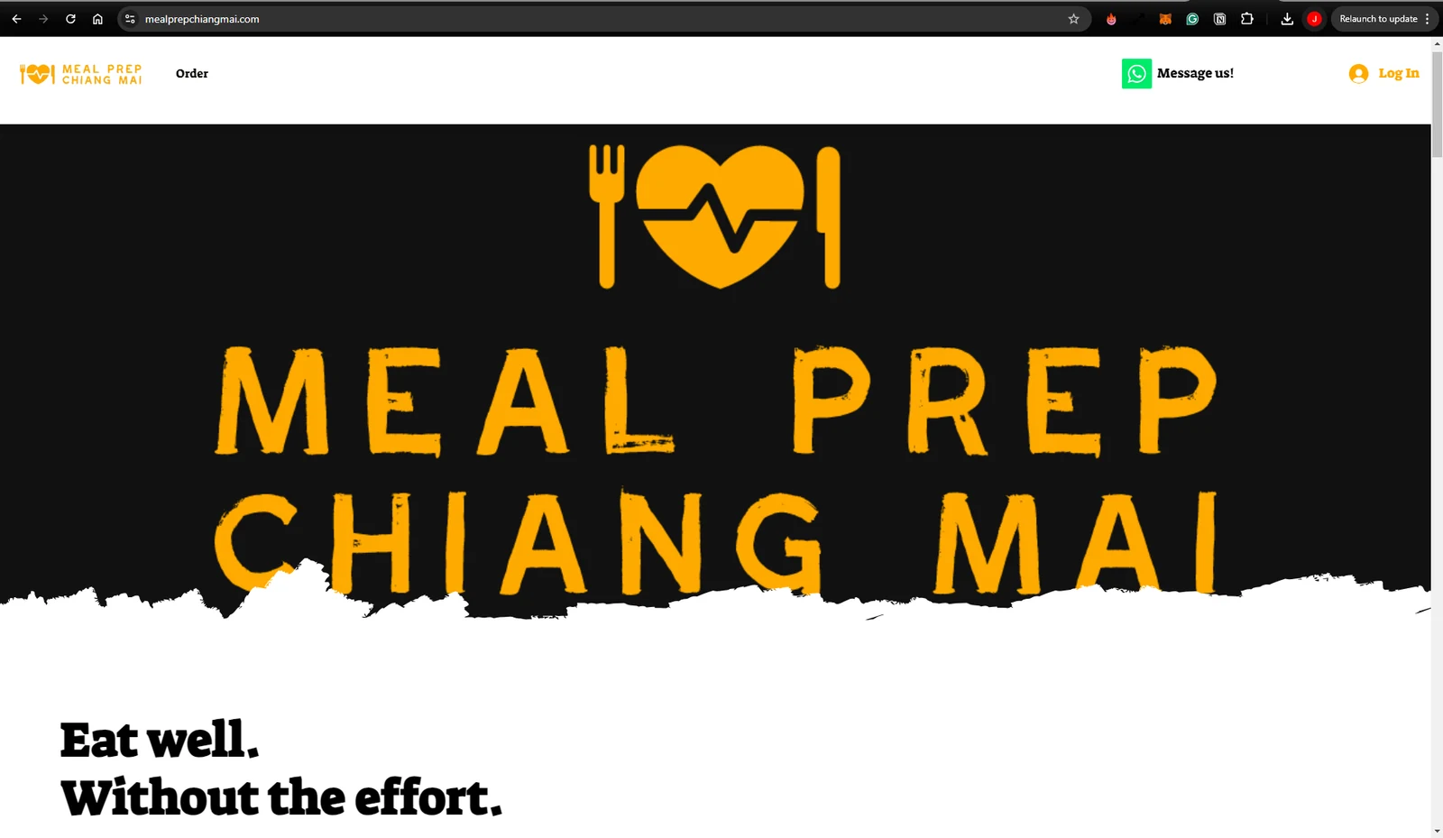 Meal Prep Chiang Mai, Subscription meal-prep service