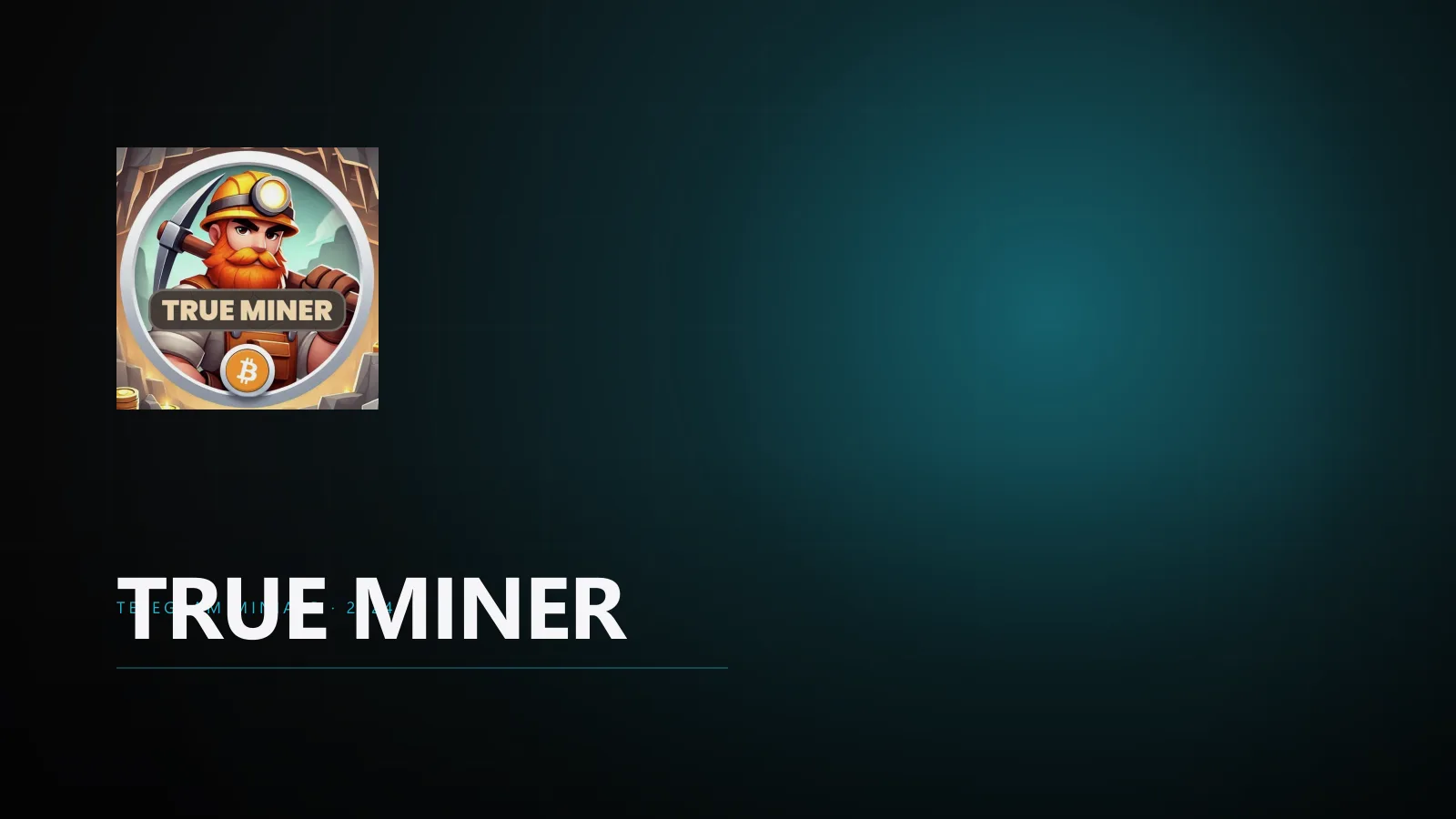 True Miner, Telegram MiniApp · Abstract web app